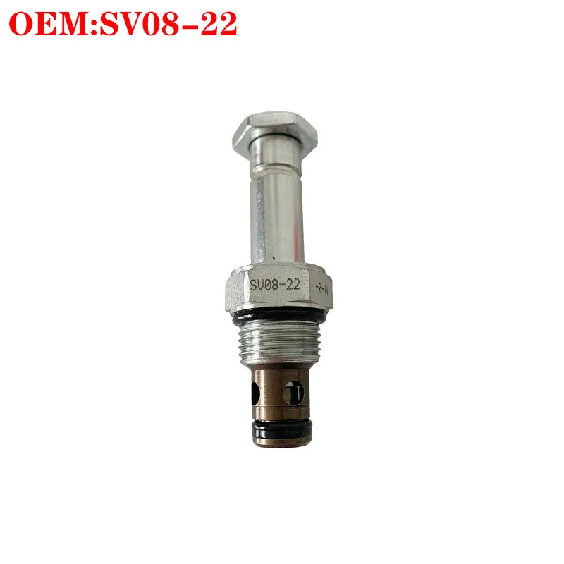 GOOD The SV08-22 hydraulic threaded cartridge solenoid valve core is suitable for excavator and construction machinery parts