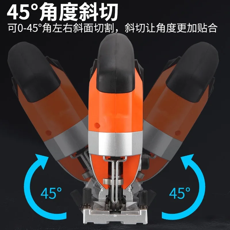 Electric curve saw, woodworking brushless rechargeable cutter, handheld multi-function latte saw