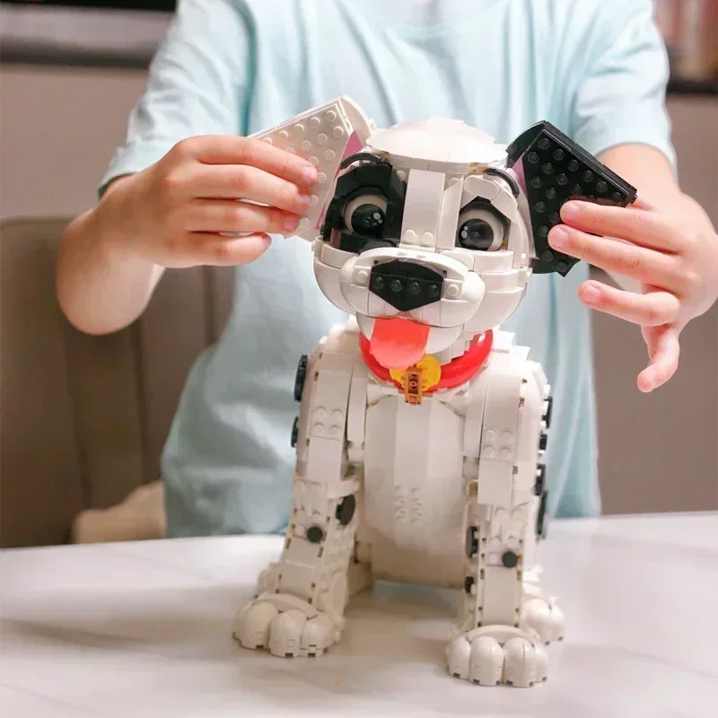 子犬の積み木セット 43269 レゴエッド粒子と互換性があり、クリスマスギフトに最適