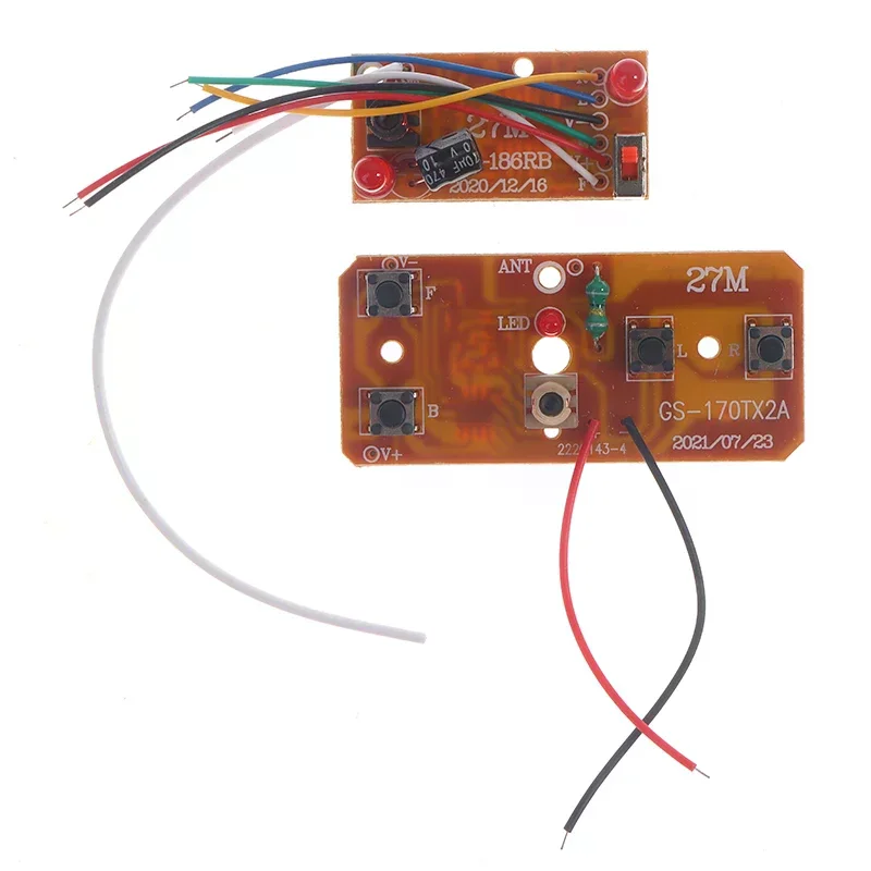 4CH RC Remote Control 27MHz Circuit PCB Transmitter And Receiver Board High Quality For RC Car Remote Control Toys Parts
