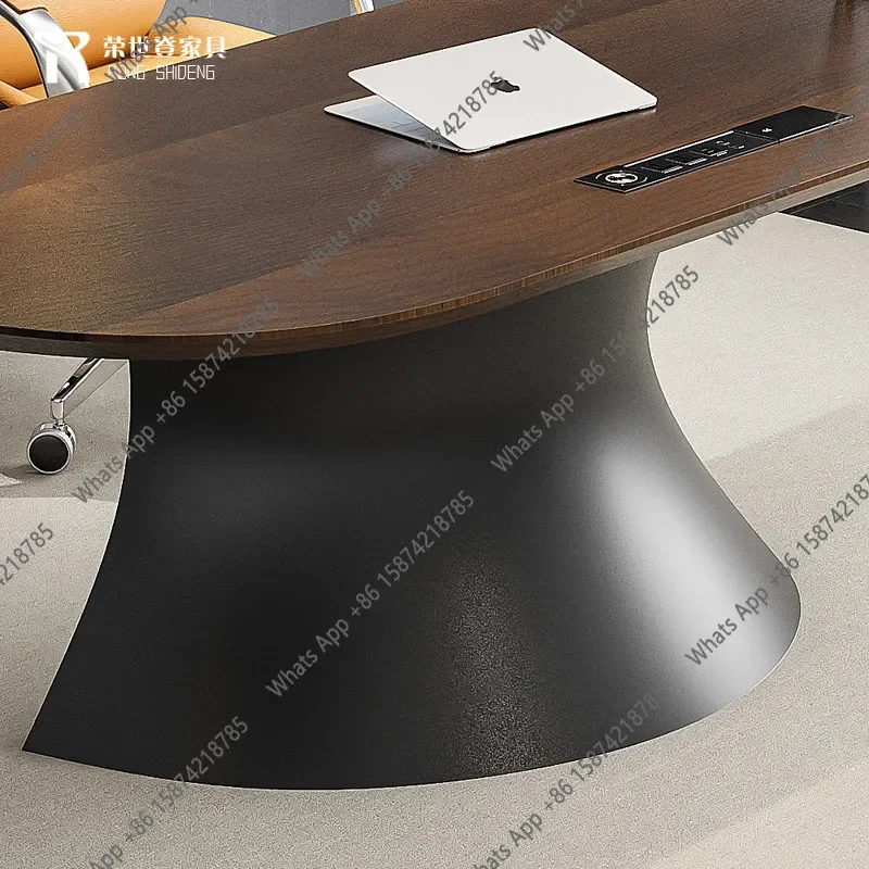 

M40 Solid Wood Leather Boss Table Simple Modern Atmosphere Boss Paint Desk Office High-end Desk