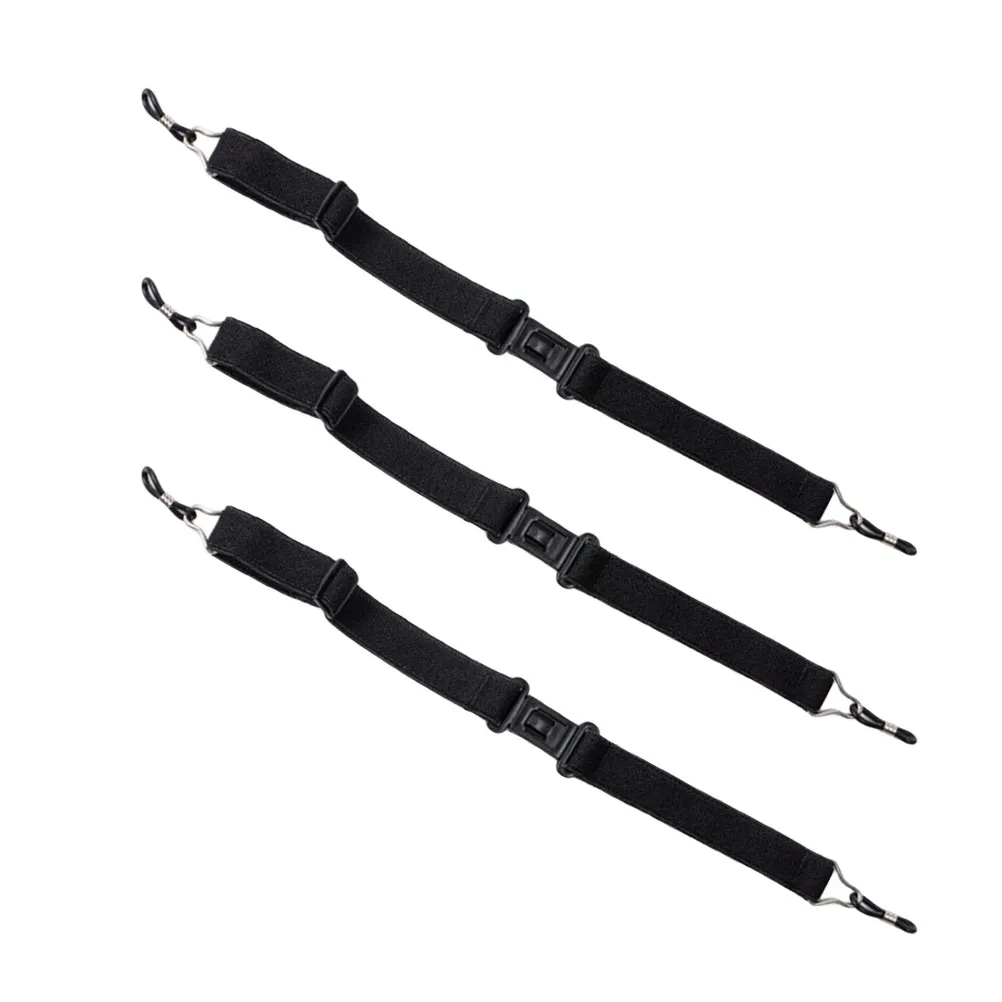 

3 шт. противоскользящие регулируемые ремешки для очков, прочные держатели для очков, аксессуары для очков для мужчин и женщин