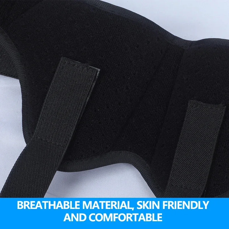 حزام فتق للرجال ، حقيبة دعم الفخذ للبالغين ، قابلة للنفخ مع وسادتين ضغط قابلة للإزالة ، ابتلاع لتخفيف الألم