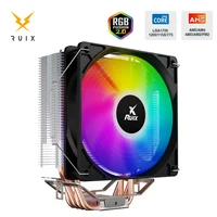 Ruix X4000SE toda la plataforma compatible con ventilador de refrigeración de CPU 120mm 4 tubos de calor de cobre puro radiador Intel LGA 1700 AMD AM4 AM5