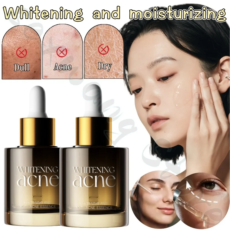 

30ml facial essence moisturizing and brightening skin tone, reducing melanin, balancing water and oil, improving dullness