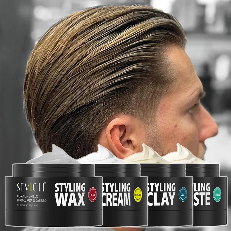 

Мужской воск для укладки волос, нежирный, высокопрочная фиксация, глина для укладки волос, фиксированная пушистая помада для волос, воск для парика, финишный крем для формирования волос