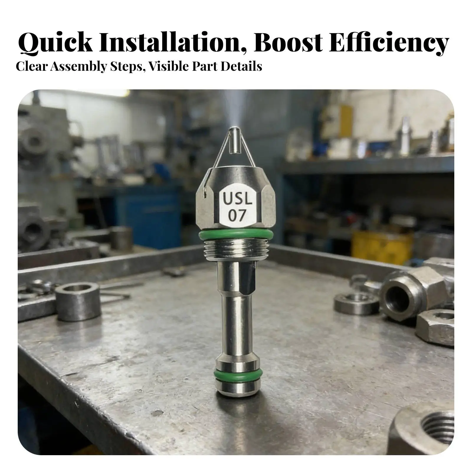 dirts Suppression Spray Head Fine Mists Generation Dry Fog Nozzle Low Pressure