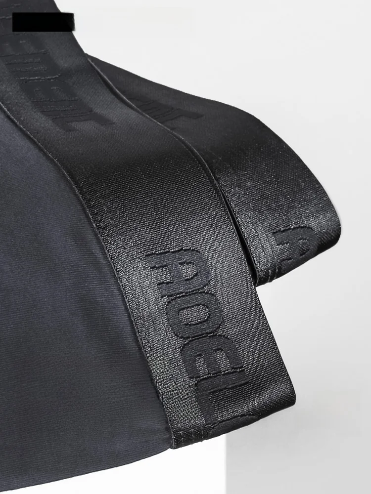 

Men's Modal Underwear Boxer orts with Nut Support mid Waist Spor Sle Four Corner Pants Long Separation Gunot Design