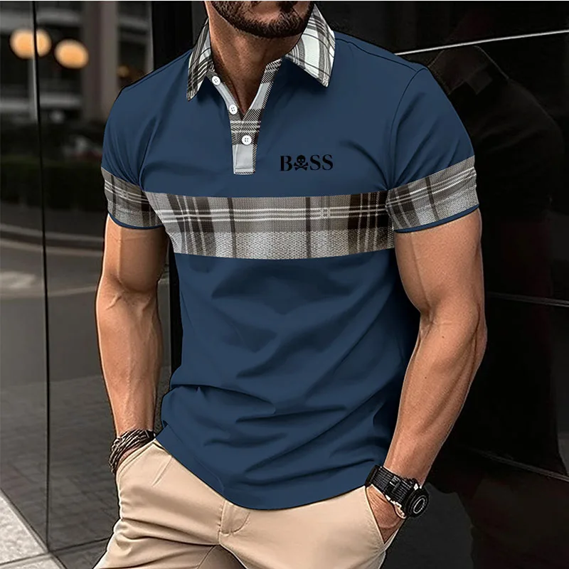 Polo de alta calidad para hombre, Camiseta deportiva, ropa informal, moda de verano, novedad