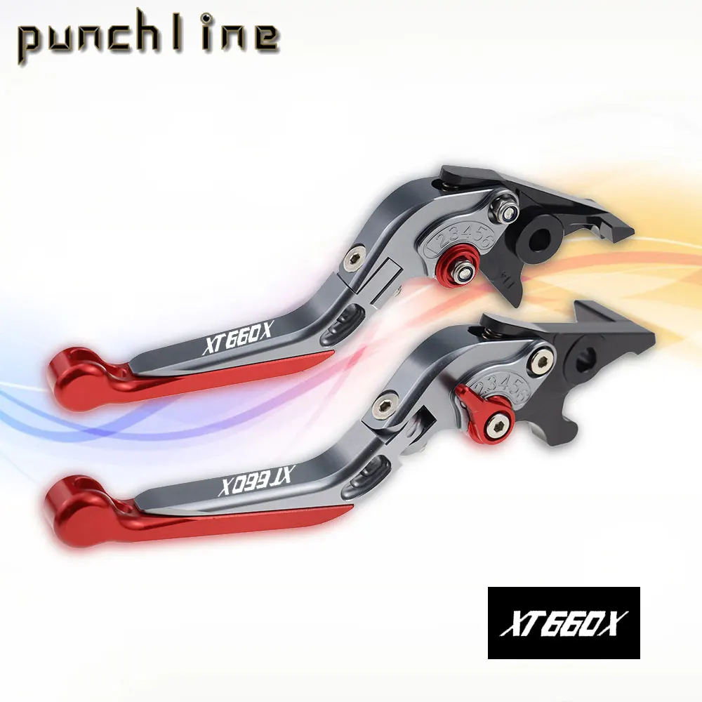 Fit For XT660X XT660R 2004-2016 XT 660X XT 660 R CNC Accessories Folding Extendable Brake Clutch Levers Adjustable Handle Set