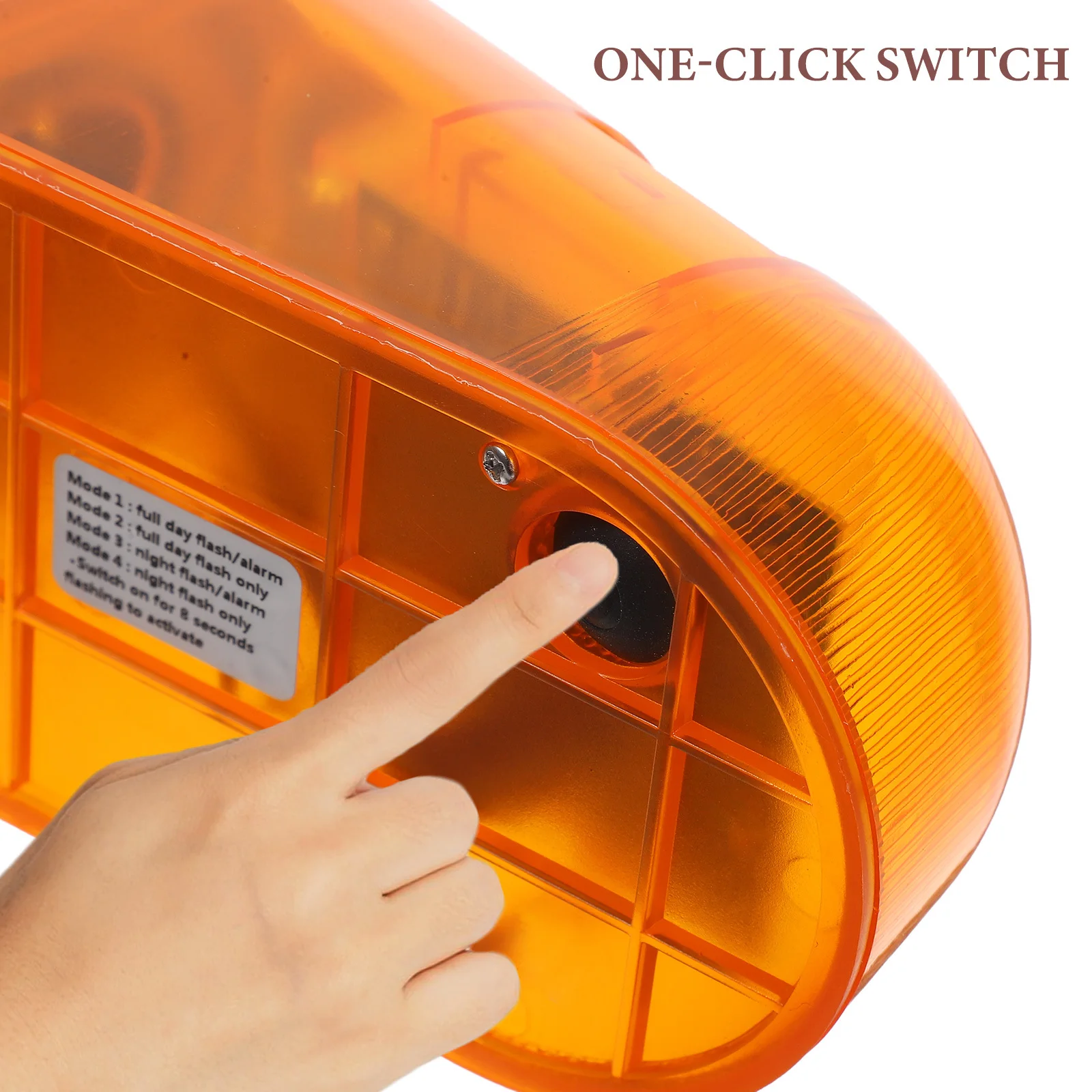 Durable Solar Warning Light Sensor Anti-Theft Caution Lamp for Outdoor Farm Garden Construction IP65 Anti-Theft Lamp