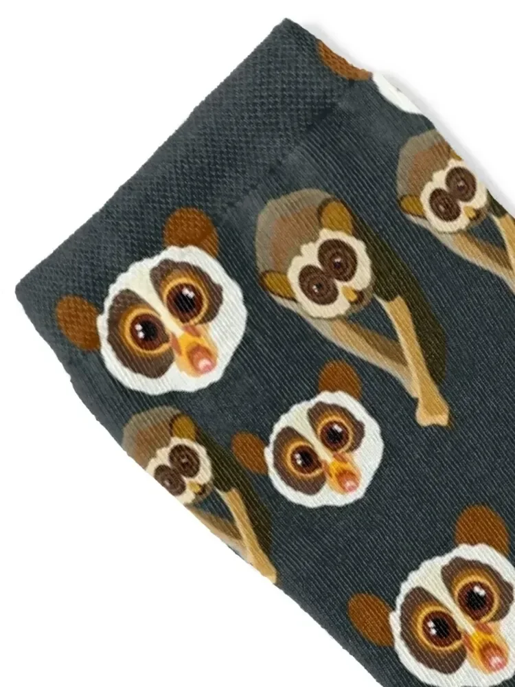 S is for Slender Loris Socks Argentina luxury designer sports and leisure Women's Socks Men's