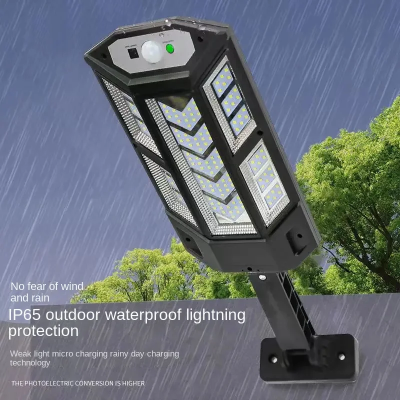 solar garden light Solar Street Lamp Outdoor Integrated Household GardenLamp InductionRemote Control Outdoor Lighting Wholesale