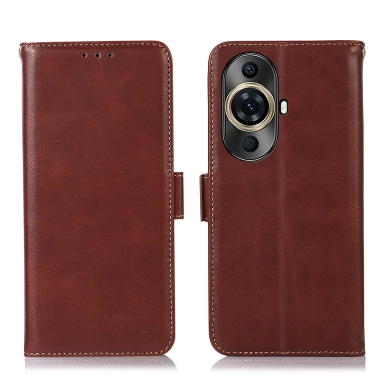 Genuine Leather Case For Huawei Nova 11 Pro Case Flip Book Cover Wallet Stand Phone Bag For Huawei Nova 11 Ultra 11i Case Cover