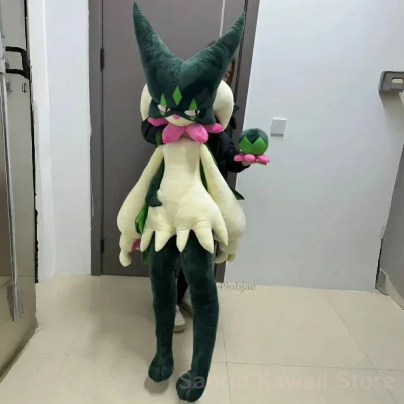 150CM Giant Pokemon Kawaii Meowscarada Plush Cartoon Anime Plushies Comfortable Soft Doll Room Cushion Decor Children\'s Toy Gift