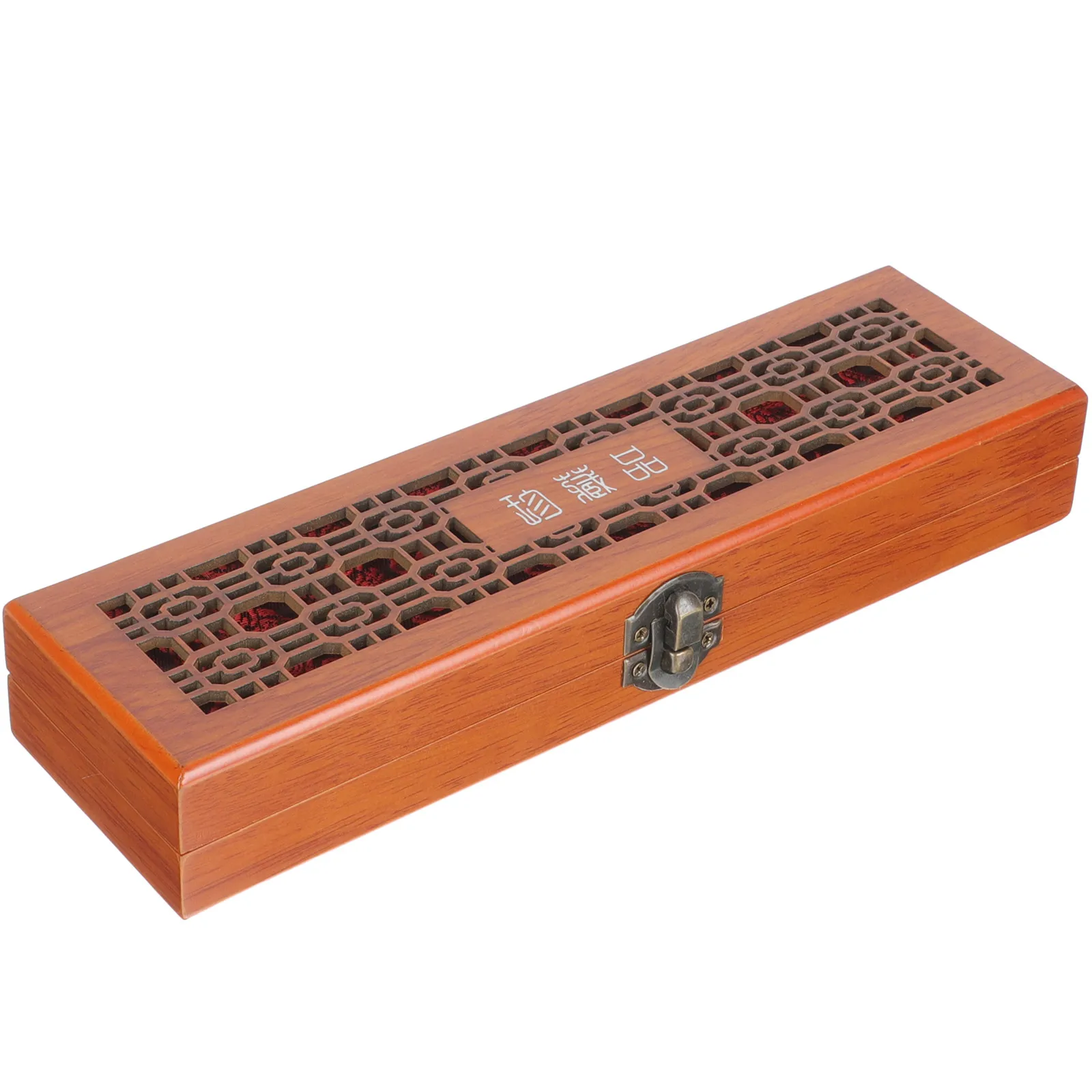 

Jaw Harp Harmonica Storage Box Carrying Cover Prayer Beads Mouth Organ Wooden Bag