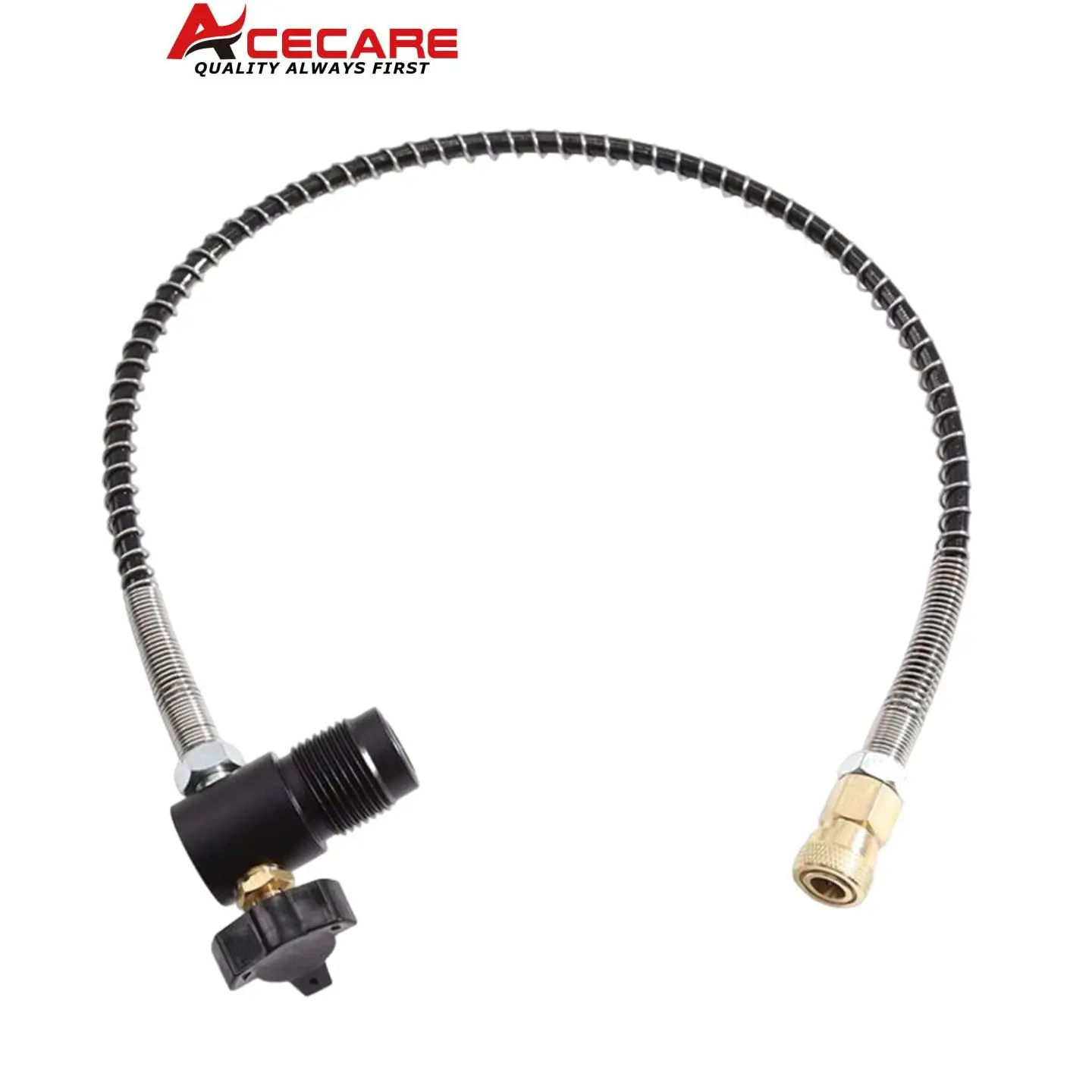 ACECARE G5/8 estação Adaptador de recarga de cilindro 60 cm Mangueira Tubo de bomba submersível enchimento do adaptador Estação de gasolina