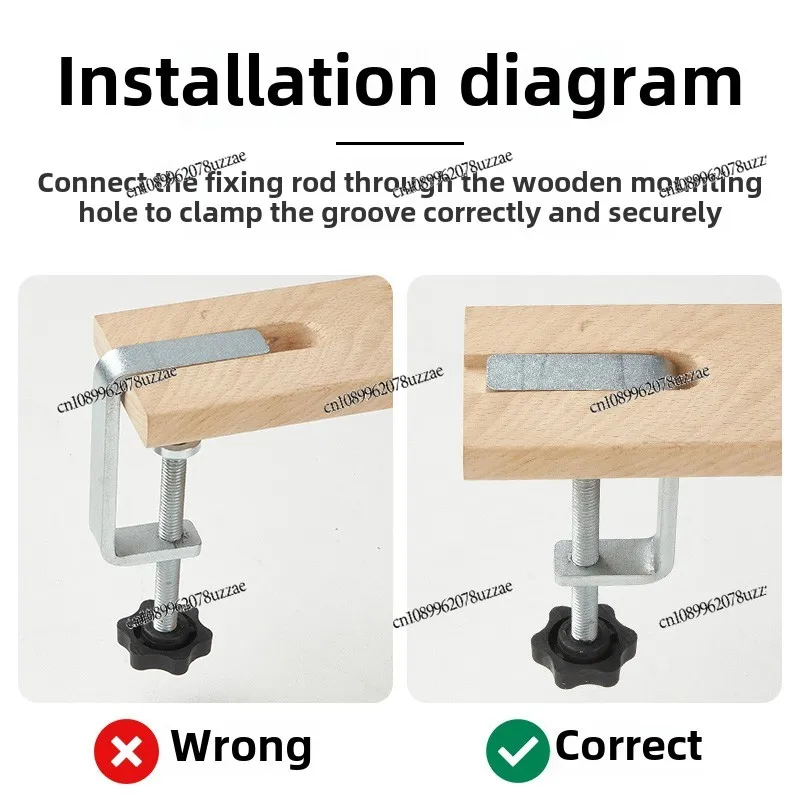 Metalworking Table Clip-type Table Wood Fixing Clip, Jewelry Countertop Clamping Iron Clip Gold Mold Wooden Table Plug Gold Tool