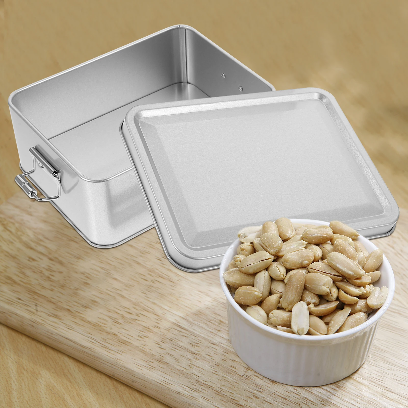 

Tinplate Candy Box Empty Containers Biscuit Airtight Boxes Metal Small Tins With Lid