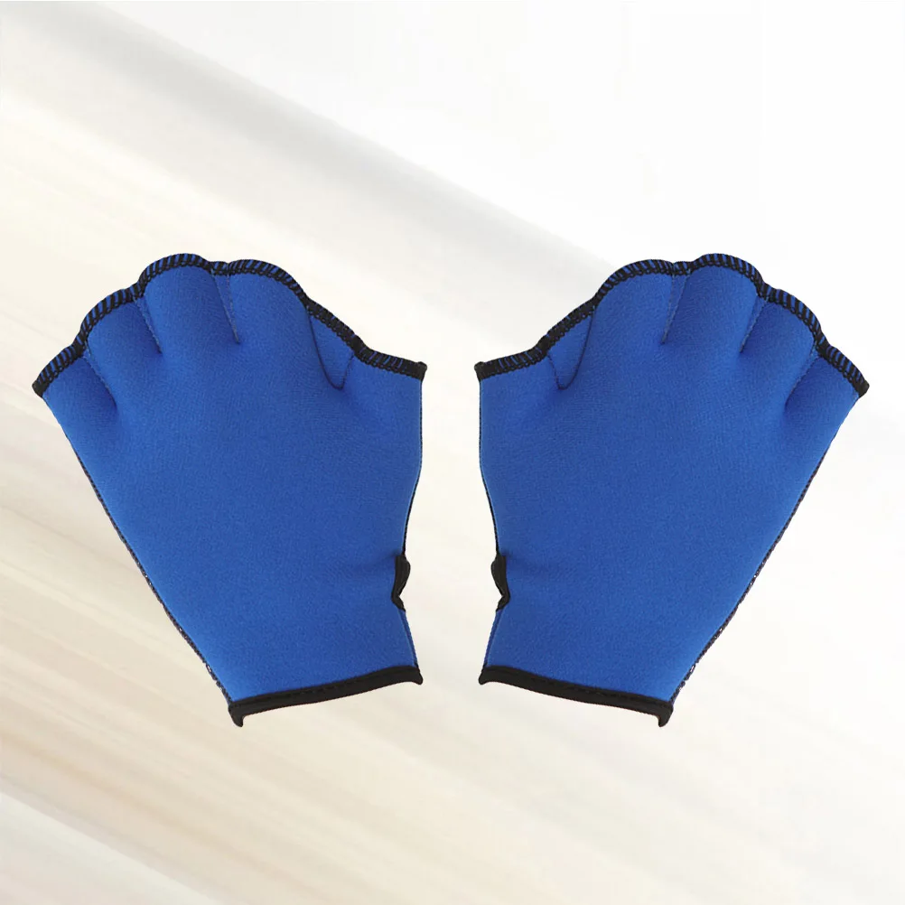 

1 Pair Webbed Gloves Swimming Resistance Training Gear For Upper Body Workout Pool Swim Webbed Paddle Glove Aquatic Fitness