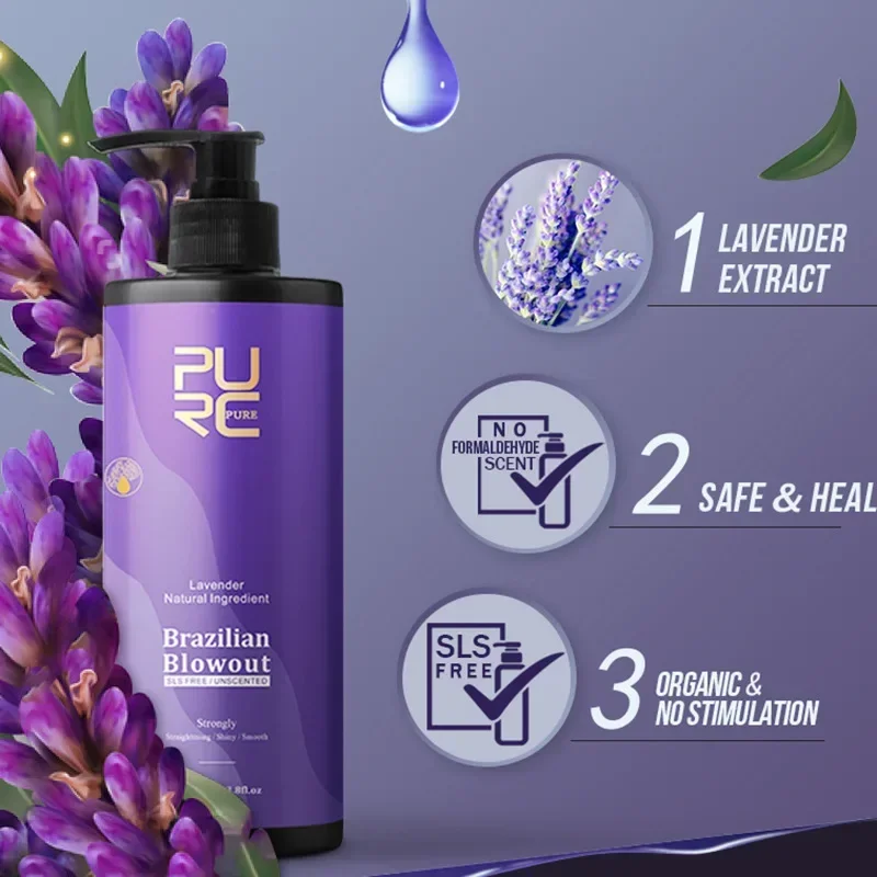 1000ml Hair Conditioner Hair Straightening Softener Dry Hair Irritated Keratin Repair Lavender Baking Oil Conditioner Fashion