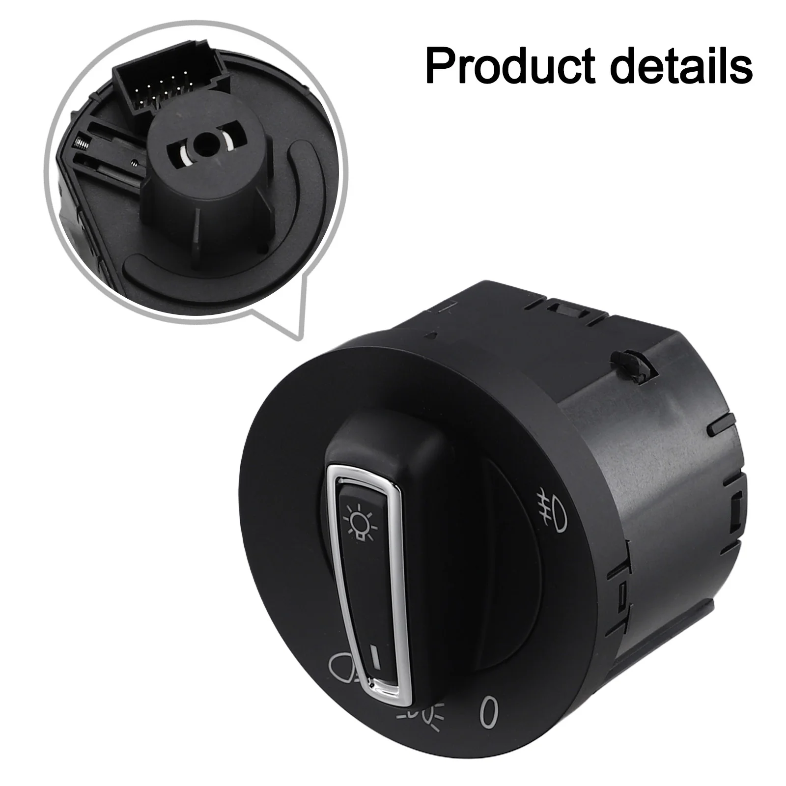 OEM 5G0941431BG Headlight Switch Component Long-lasting Durability Exquisite Workmanship Fast Response Speed Vehicle Driving