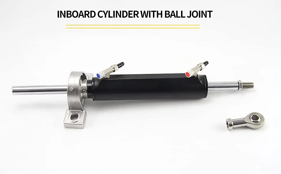 Winibo 2-Line Hydraulic Steering System Inboard For Boat Up to 50 Foot or 15 Meters ZA0450