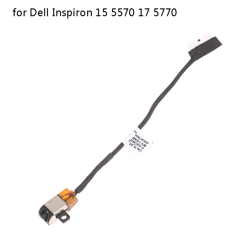 1pc DC Power Jack Cable Socket For Dell Inspiron 15 5570 5575 17 5770 Laptop Flex Cable DC Power Jack Charging Port Wire Cord