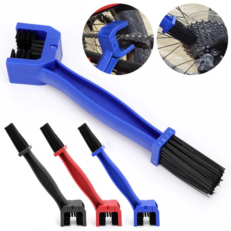 Universal Motorcycle Chain Gear Dirt Clean Brush Rim Care Tire Cleaning Tools Motorcycle Bicycle Gear Chain Maintenance Cleaner