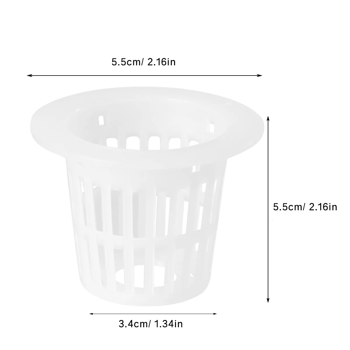 50Pcs 33-42mm Slotted Net Pots Promote Plant Growth Soilless Culture Vegetable Pots Hydroponic Orchids Net Basket