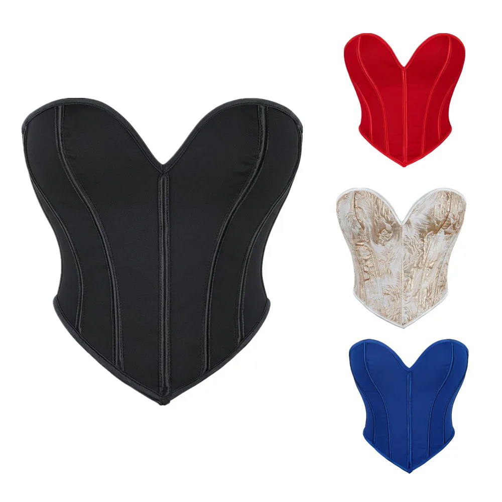 Multiple Sexy Women Vintage Body Shaper Heart Shaped BraOverbust Corset Gothic Wedding Lingerie Corselet