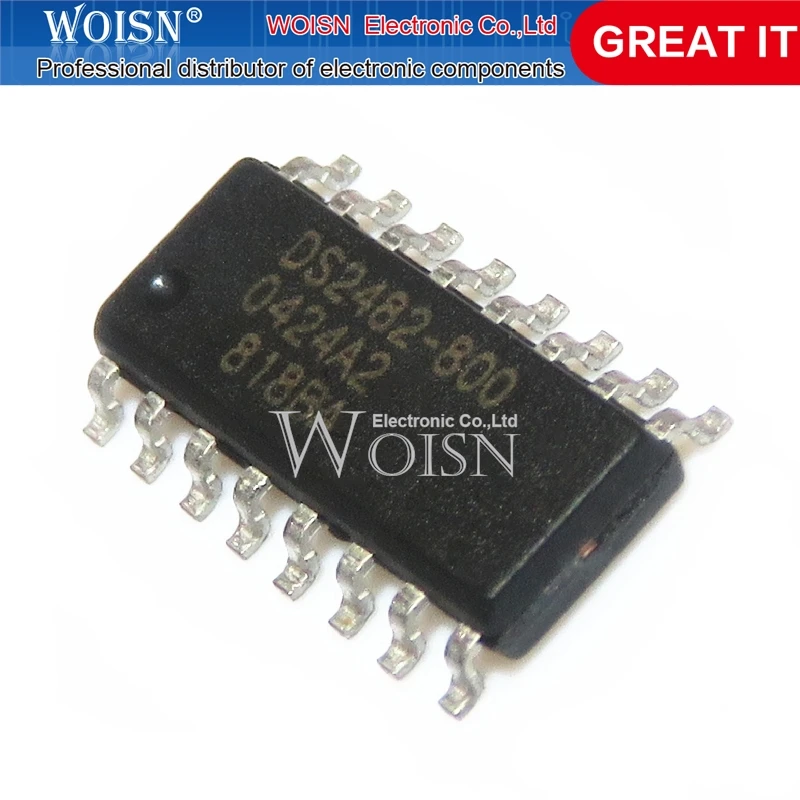 1PCS Chipset DS2482-800 DS2482 SOP-16