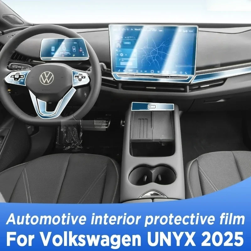 

Для Volkswagen UNYX 2025 Панель Навигационный Экран Автомобильный Интерьер Защитная Пленка из ТПУ Аксессуары против царапин