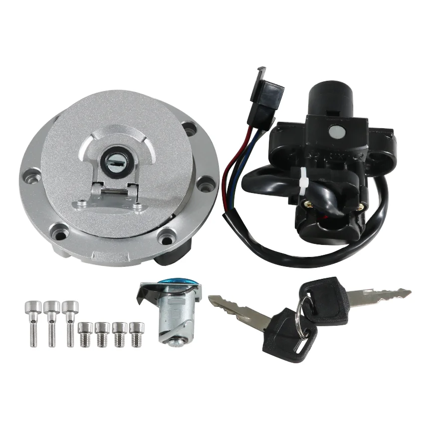 

Ignition Switch Fuel Gas Cap Seat Lock Key Kit For Honda CBR600 CBR900 NSR250 MC18 MC21 CBR250 MC19 MC22 CBR400 NC23 NC29 Parts