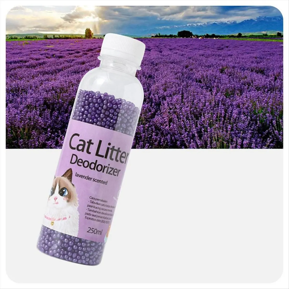ABPP 300G Kitten Toilet Cleaning, Cat Litter Deodorant Bead, Artifact Pet Odor Activated Carbon Absorbs, Cat Sand Stink-A