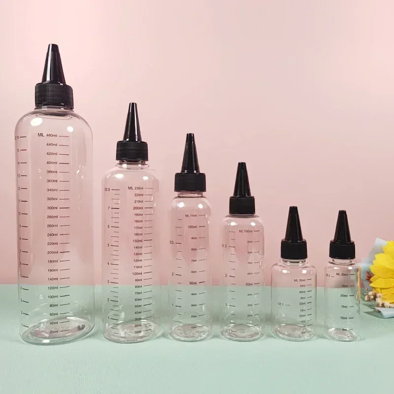 20 ชิ้น 30/60/100/250/500 มิลลิลิตรพลาสติก PET เติมได้ Vape Oil Liquid Dropper ขวดสกรูท็อปสักเม็ดสีหมึกภาชนะ