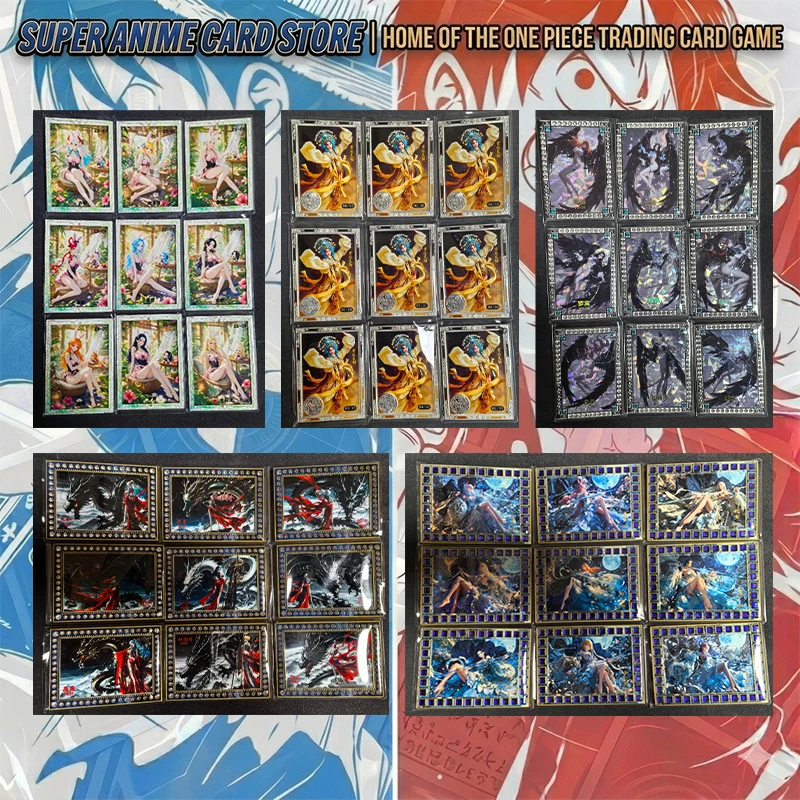 One Piece YS Metal Drill Cards Japanese Anime Jl Mh Th Ls Yamato Boa Hancock Shirahoshi Robin Vinsmoke Reiju Collectible Cards