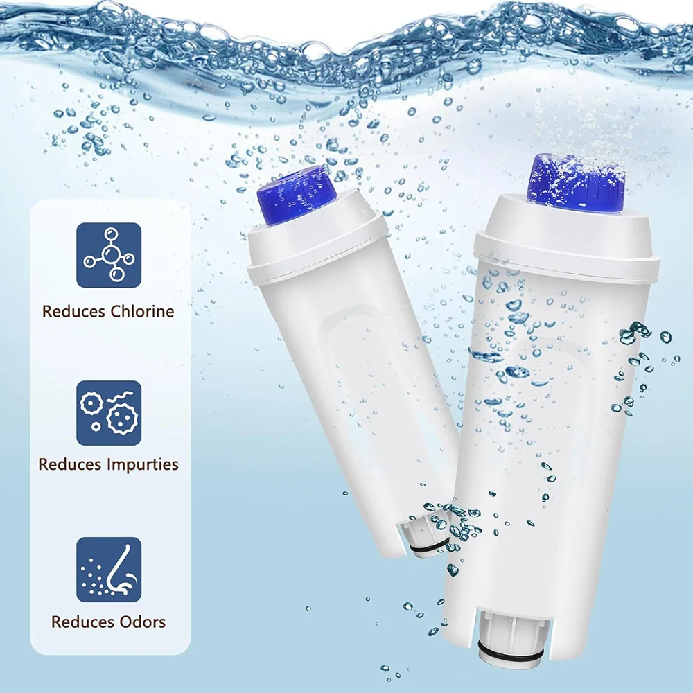 فلتر بديل لفلتر مياه القهوة، فلتر مياه متوافق مع ماكينات القهوة DeLonghi DLSC002 ECAM، ETAM، ESAM، BCO، EC