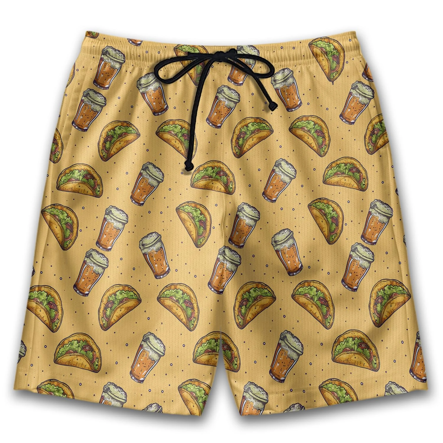 

Fashion Mexico Burrito Graphic Short Pants For Men Delicious Taco Beach Shorts Hawaiian Party Chicken Roll Board Shorts Bermudas