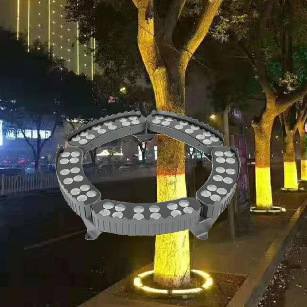 5-8PCS LED Outdoor Tree Spot Light Set Aluminum IP65 Waterproof Wall Washer for Large Trees And Cylindrical Cones