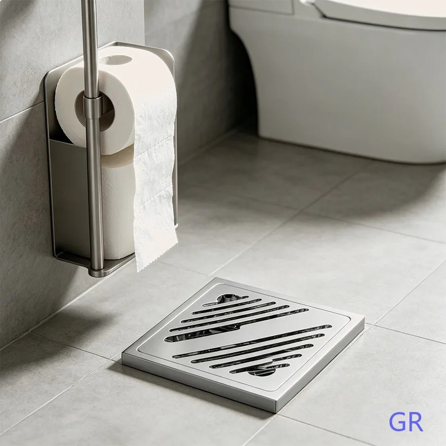 Shiny Dual-Use Thickened Stainless Steel Anti-Odor Floor Drain for Bathroom Drainage