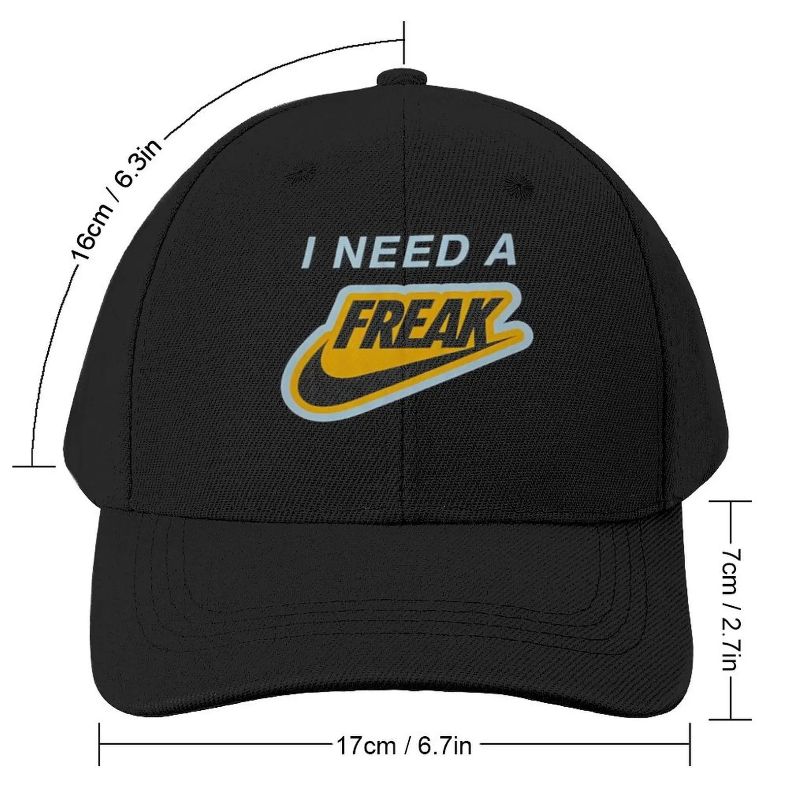 I need a freak-Gorra de béisbol para hombre y mujer, sombrero derby para el Sol, para Navidad