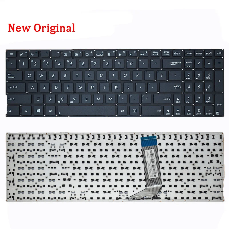 New Genuine Laptop Rreplacement Keyboard Compatible for ASUS V556 CM591U VM591U R558UA X756U FL5900U A556U K556U X556U F556U