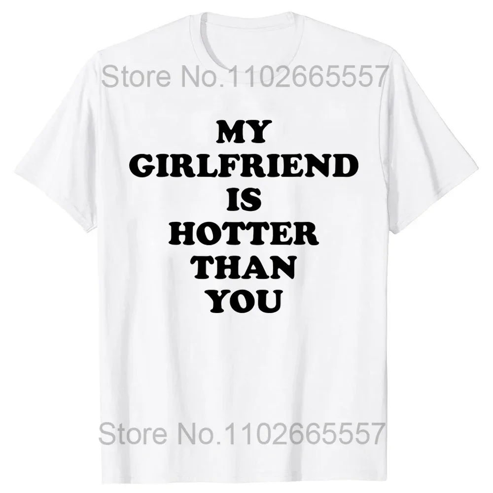 Drôle j'aime ma chaude Ex-fille t-shirts été graphique Streetwear saint valentin anniversaire noël Ex petite amie T-shirt