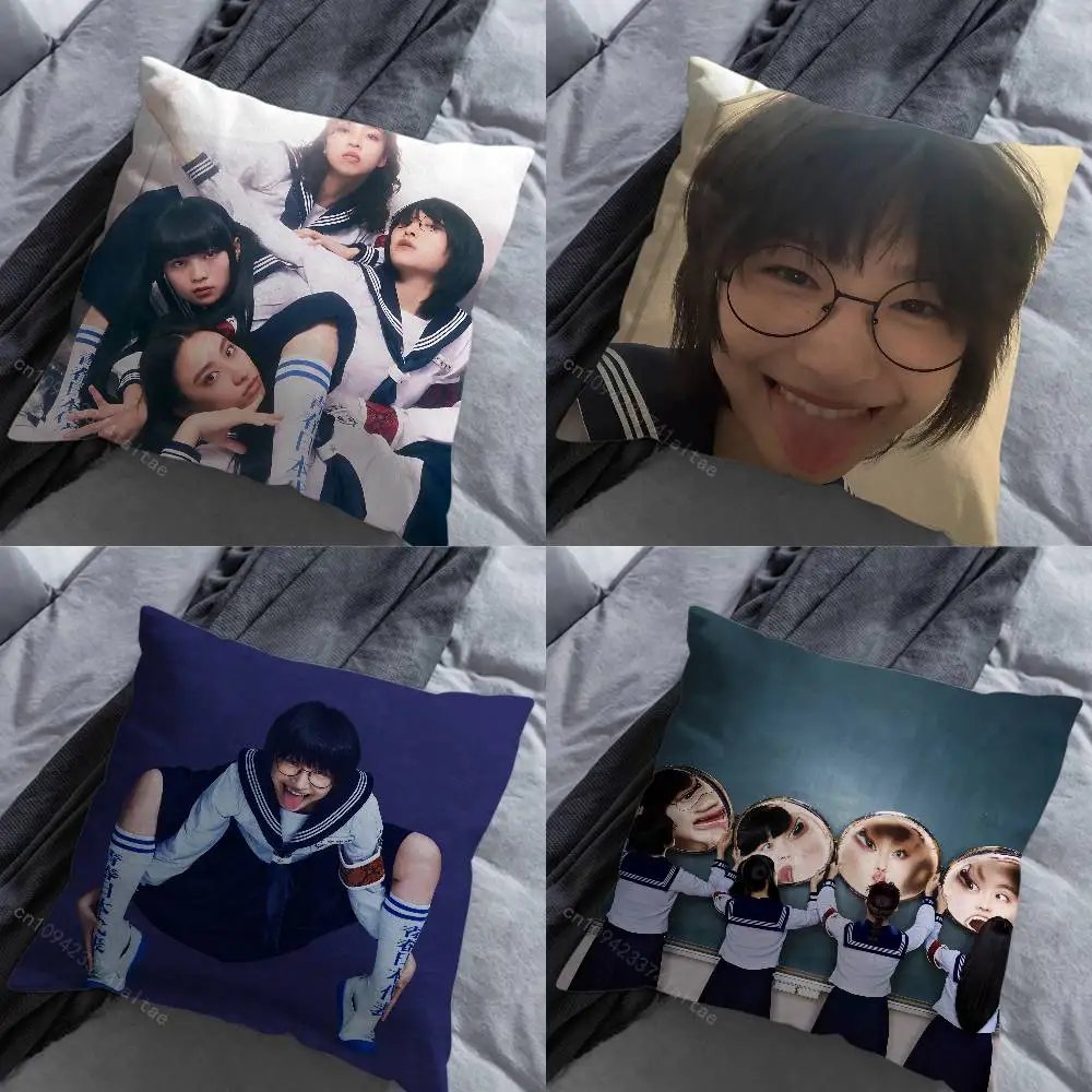 

Band A-Atarashii G-Gakko Throw Pillow Case Living Room Sofa Cushion Cover For Home Bedroom Decoration Protector