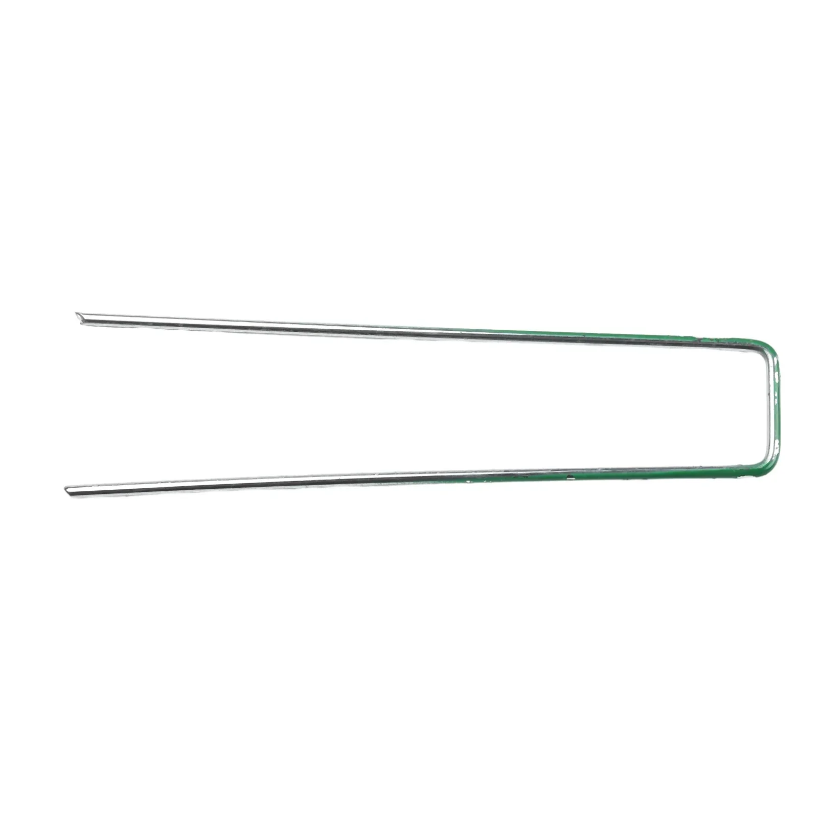 Turf Lawn Pins Heavy Duty Hot Sale Reliable Staples U Pins Anchor Artificial Fake Grass Half Green 150mm 20pcs