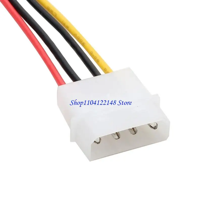 

P9FA Big 4Pin to Small 4Pin Power Supply Cable Floppy Drive Adapter PC Connector Cord Equipment Accessories