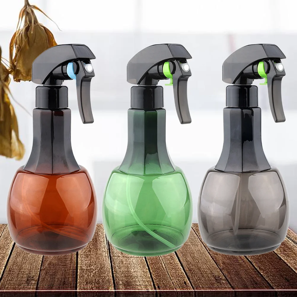 3PCS 400ml สเปรย์แรงดันสูงขวดพลาสติก Sprayer สําหรับ Salon Home ใช้ที่มีประสิทธิภาพ Mist Water Sprayer สําหรับผม
