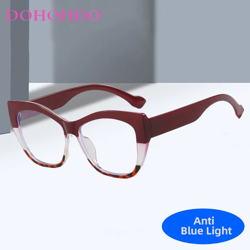 

Classic Anti-Blue Light Assorted Colors Fashion Cat Eye Women's Glasses Designer Brand Men Computer Office Work Optical Eyewear