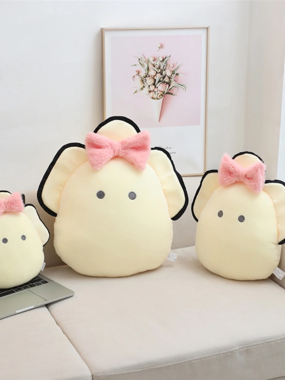 وسادة قطنية مرنة على شكل صدفة محار، دمية قطيفة، لعبة كرتونية لطيفة، وسادة إبداعية ناعمة محشوة للمراهقين والبالغين